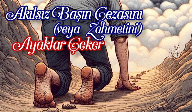 Akılsız Başın Cezasını (veya Zahmetini) Ayaklar Çeker