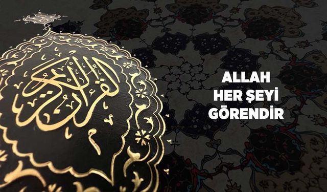 Allah Her Şeyi Görendir