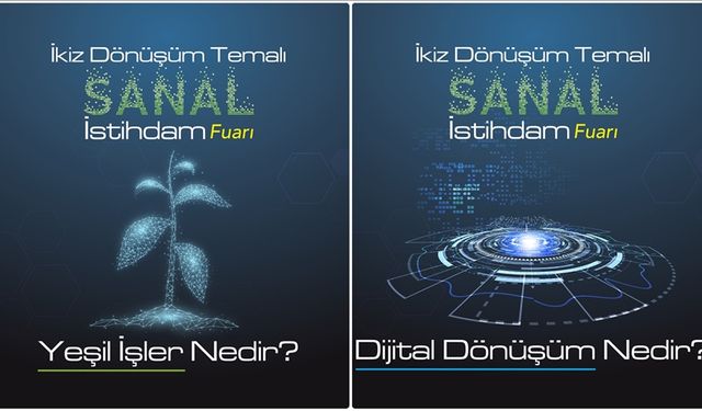 İŞKUR'dan "ikiz dönüşüm" temalı sanal istihdam fuarı