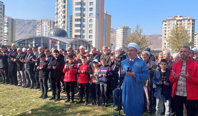 Melikgazi’de yağmur duası gerçekleştirildi