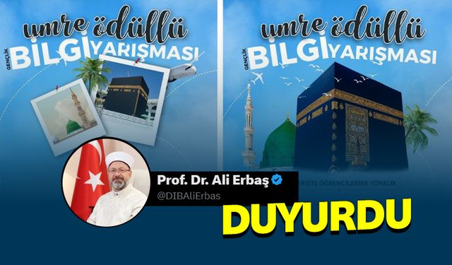 Erbaş duyurdu: "Gençlik Bilgi Yarışması" başvuruları başladı