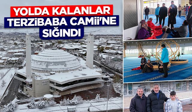 Yolda kalanlar Terzibaba Camii'ne sığındı