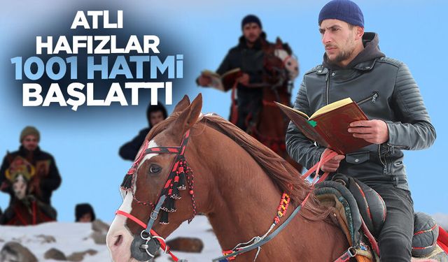 Atlı hafızlar, 1001 Hatmi başlattı