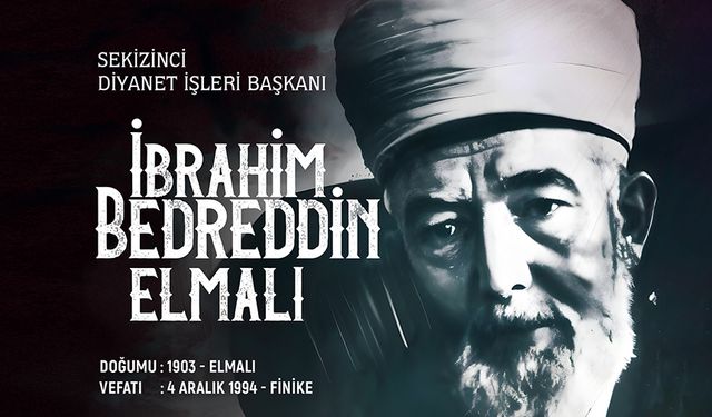 8. Diyanet İşleri Başkanı İbrahim Bedreddin Elmalı Kimdir?