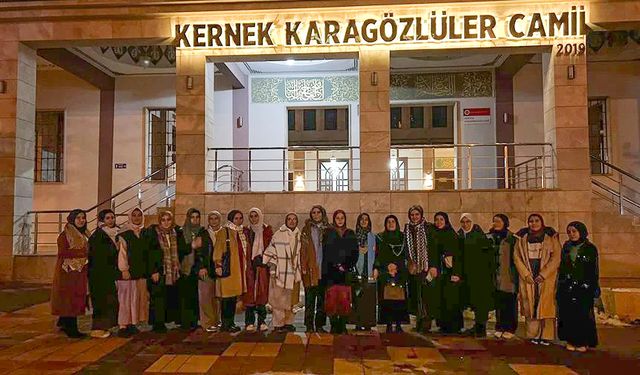 Gençler Kernek Karagözlüler Camii'nde buluştu