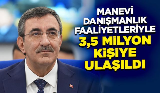 Manevi danışmanlık faaliyetleriyle 3,5 milyon kişiye ulaşıldı