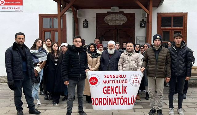 Sungurlu Diyanet gençlik gezide buluştu