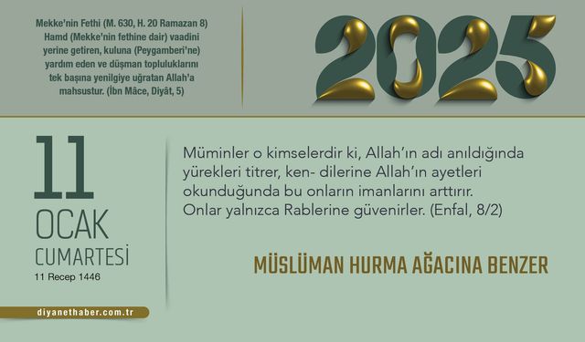 Müslüman Hurma Ağacına Benzer