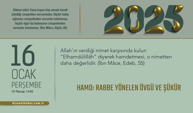 Hamd: Rabbe Yönelen Övgü ve Şükür