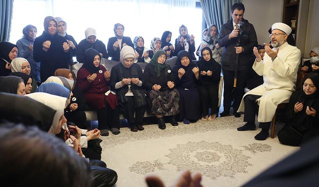 Başkan Erbaş, Bolu'da taziye ziyaretinde bulundu