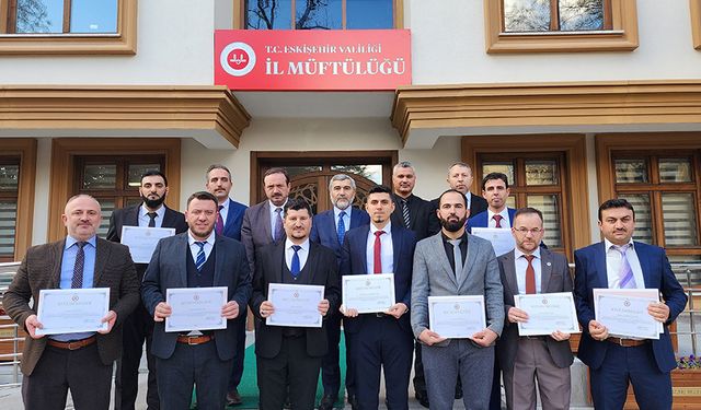 Eskişehir'de "Talim ve Tashih-i Hurûf Kursu" tamamlandı