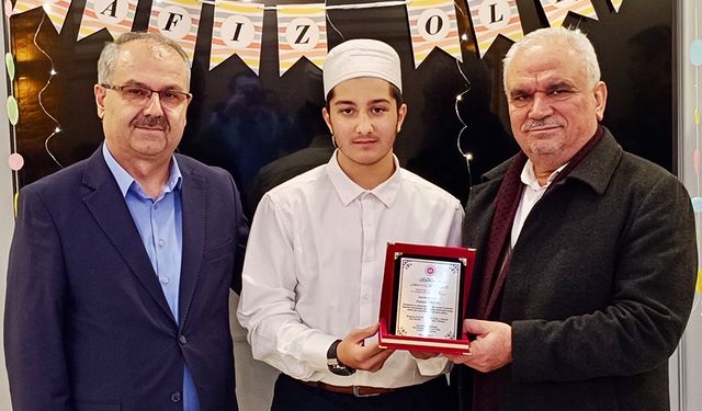 Safranbolu'nda hafızlık merasimi