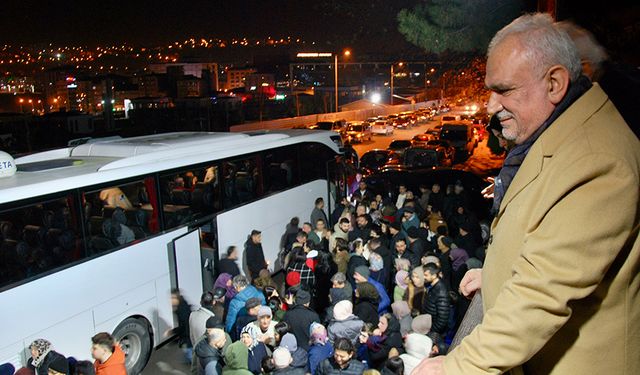 Karabük'te umreciler yola çıktı