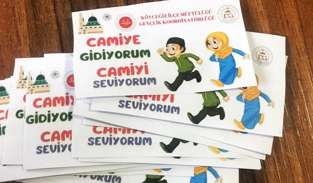 Köyceğiz'de çocuklar ara tatilde camide buluşuyor