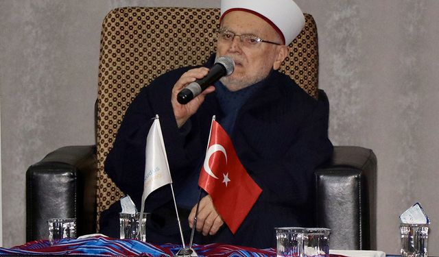 Mescid-i Aksa İmam Hatibi Şeyh İkrime Sabri, Trabzon'da vatandaşlarla bir araya geldi: