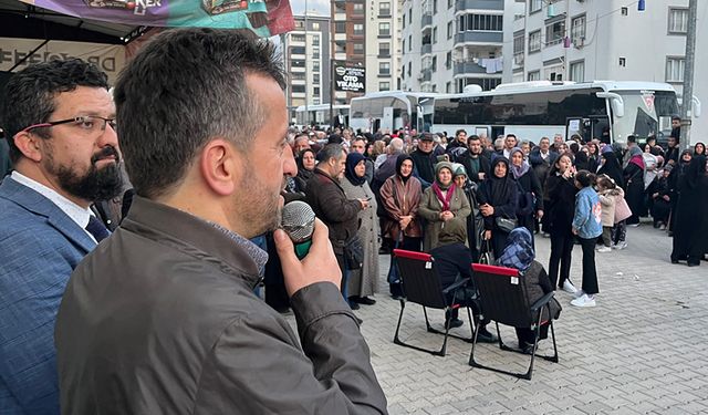 Osmaniye'de umreciler dualarla yola çıktı