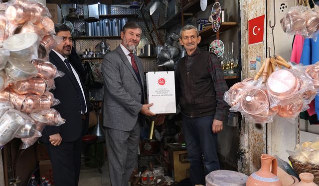 Müftülükten yılın ahisine ziyaret