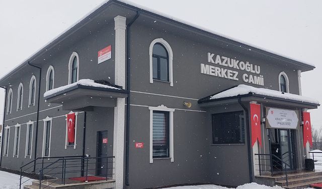 Düzce'de Kazukoğlu Mahalle Camii törenle açıldı