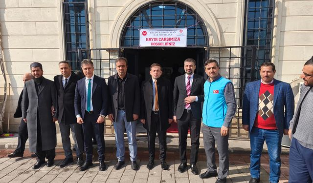 Ergani'de "Hayır Çarşısı" kuruldu