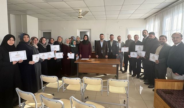 Osmaniye'de "Tashih-i Huruf Kursu" tamamlandı