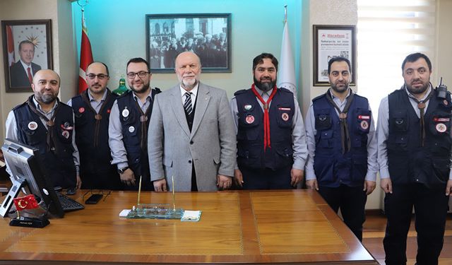 Sakarya Müftüsü Aşık, Diyanet izcileri kabul etti