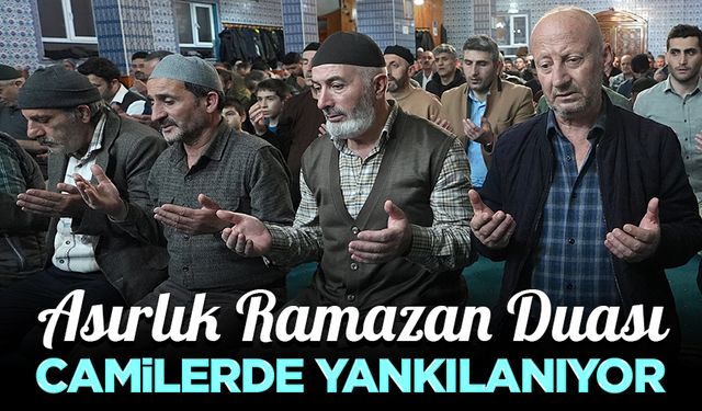 Erzurum'un asırlık ramazan geleneği "İşfe'lena duası" camilerde yankılanıyor