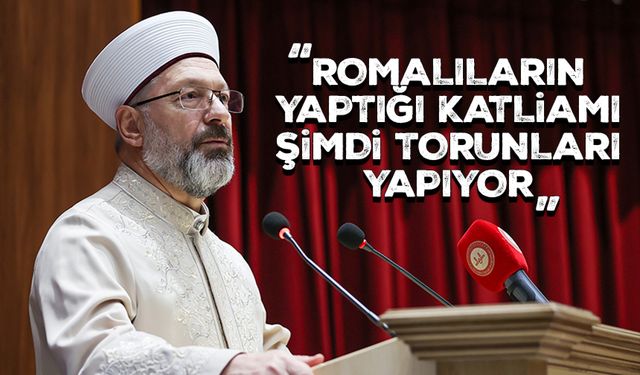 Diyanet İşleri Başkanı Erbaş Tekirdağ'da konferansta konuştu: