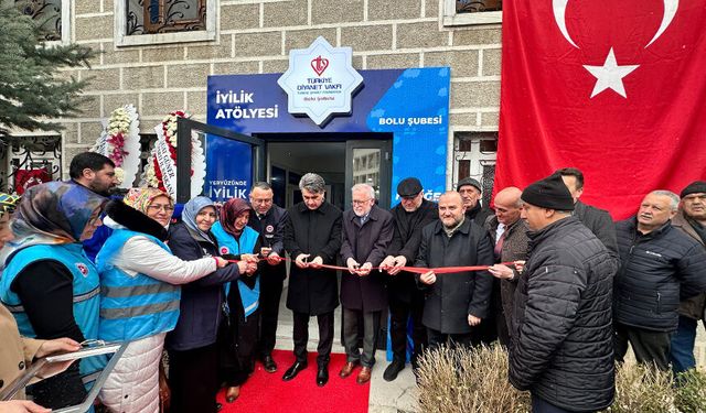 Bolu'da "İyilik Atölyesi" açıldı