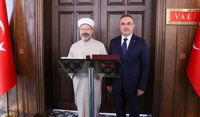 Diyanet İşleri Başkanı Erbaş, Tekirdağ Valiliğini ziyaret etti