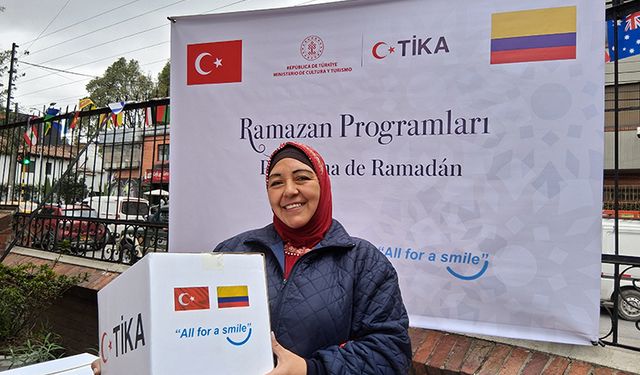 TİKA, Kolombiya'da 500 aileye gıda desteğinde bulundu