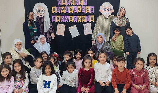 Miniklerden yaşlılara saygı farkındalığı