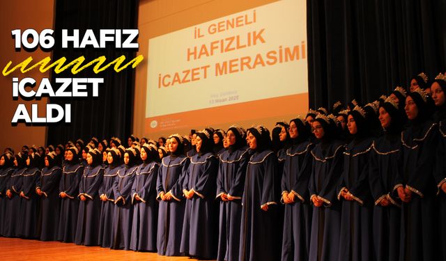 Genel Müdür Akbulut, hafızlara tacını taktı