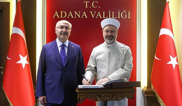 Başkan Erbaş, Adana'da
