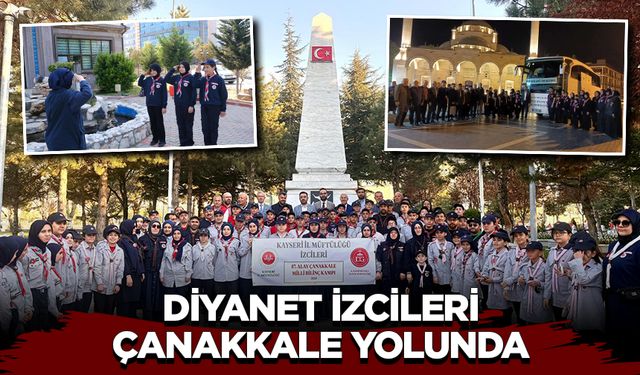 Diyanet izcileri Çanakkale yolunda