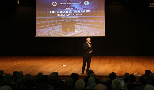 Gaziantep'te hacı adayları bilgilendirildi
