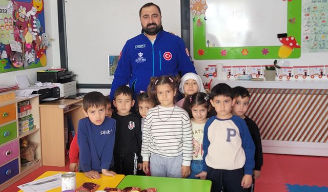 Kırşehir'de minikler Gazze'ye destek oldu