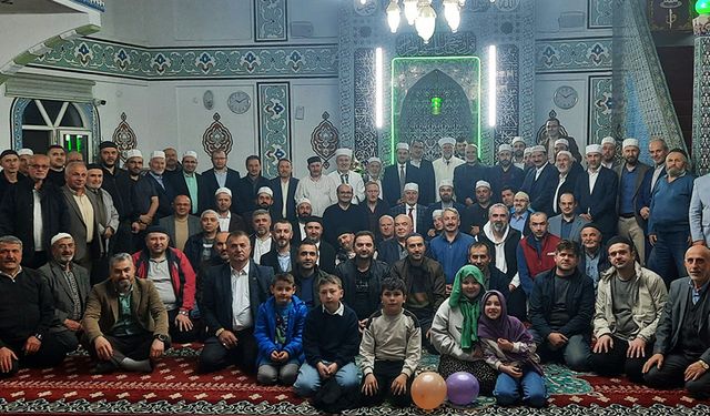 Düzce'de cami aile buluşmaları sürüyor