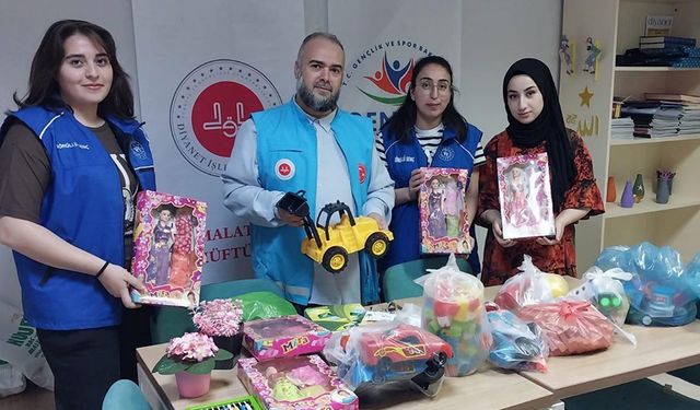 Malatya'da iyilikle dönüşen oyuncaklar çocuklara umut oldu