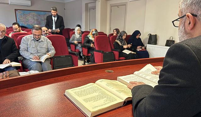 Malatya'da manevi danışmanlar akaid derslerinde buluşuyor