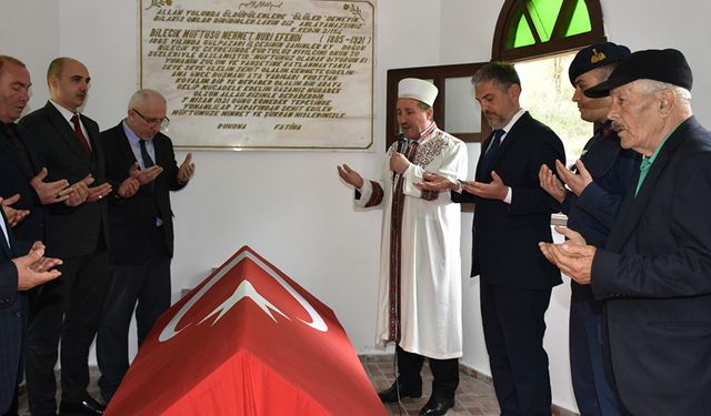 Şehit Müftü Mehmet Nuri Efendi dualarla anıldı
