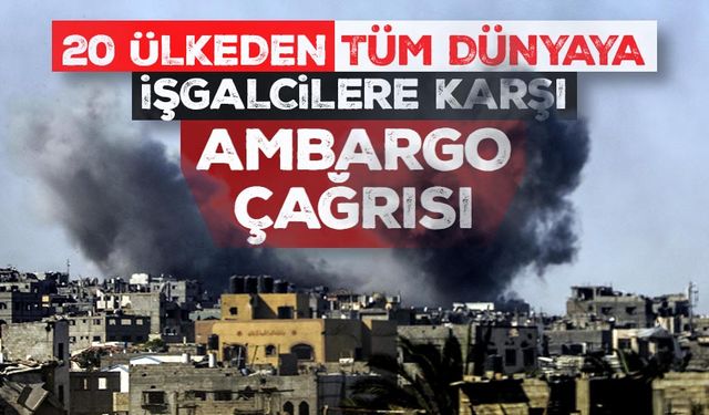 Filistin'de iki devletli çözümü destekleyen 20 ülke Madrid'de toplandı