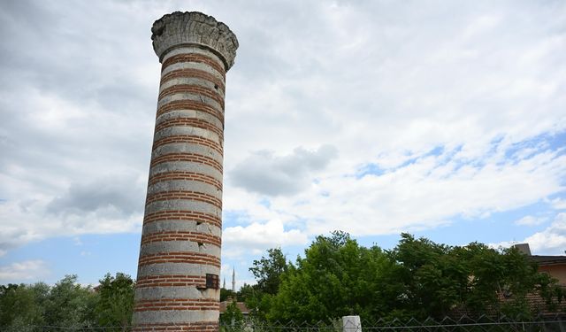 Edirne'de yalnızca yıkık minaresi kalan Zincirlikuyu Camii ihya edilecek
