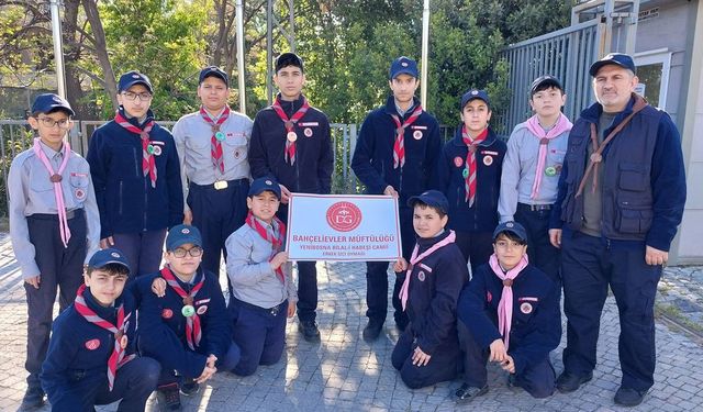 Bahçelievlerli diyanet gençlik izcileri izci evinde buluştu