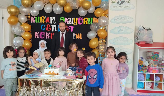 Ortaköy’de minikler Kur'an'a geçti