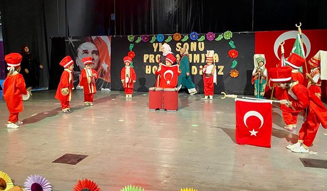 Gülnar’da 4-6 Yaş minikleri göz doldurdu