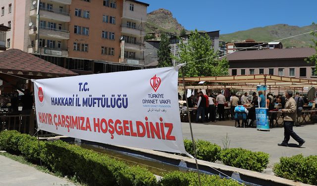 Hakkari Hacı Sait Camii'nin inşası için kermes kuruldu