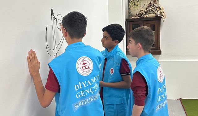 Şereflikoçhisar'da gençler iyilikle güzelleştirdi