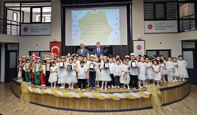 Kartal'da 4-6 Yaş Kur'an kursları kapanış programı