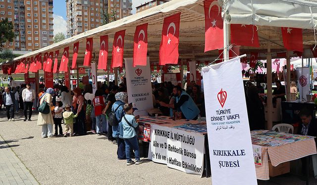 Kırıkkale "Aile Festivali'nde müftülük standına yoğun ilgi
