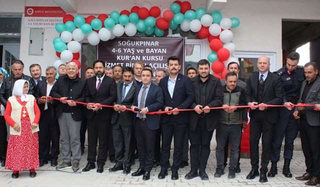 Soğukpınar Kur’an Kursu hizmete açıldı